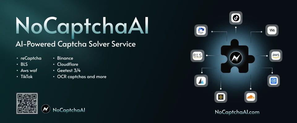 NoCaptchaAI - AI-Powered CAPTCHA Solver